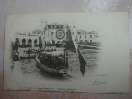 CPA ALGERIE Souvenir Du Voyage Présidentiel Avril 1903 ALGER Le Canot Présidentiel N°4 - Autres & Non Classés