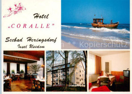 73653302 Heringsdorf Ostseebad Usedom Hotel Coralle Gastraum Zimmer Fischkutter  - Altri & Non Classificati