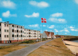 73653237 Hoernum Sylt Promenade Am Hafen Nordseebad Flagge Hoernum Sylt - Altri & Non Classificati