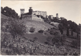 PIACENZA - CARTOLINA  - CASTELLO DI VIGOLENO - VIAGGIATA  - FRANCOBOLLO ASPORTATO - Piacenza