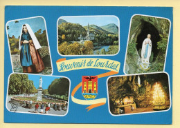 65. Souvenir De LOURDES – Multivues – Blason (animée) (voir Scan Recto/verso) - Lourdes