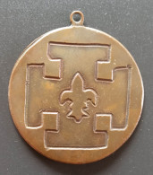 Médaillon Pendentif Médaille Scoutisme "Fleur De Lys" Scouts De France - Religión & Esoterismo