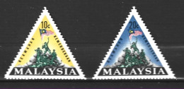 MALAISIE. N°32A-B De 1966. Monument National. - Malesia (1964-...)