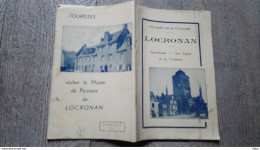 Brochure Touristique Guide Locronan Saint Ronan Son église Et La Troménie 1935 Publicités Commerces - Toeristische Brochures