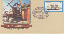 Australia 1985 Postal Stationery Polly Woodside Philatelia '85 Köln (GS215) - Cartas & Documentos