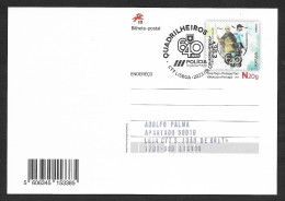 Portugal Entier Postal 2023 Quadrilheiros 640 Ans Première Force De Police Cachet Stationery 640 Years First Force Pmk - Entiers Postaux