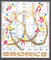 Spain 1996 - Olimpicos De Bronce Ed 3418-26 (**) - Neufs