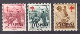 Spain 1951. Pro-tuberculosos Ed 1103-05 (**) - Ungebraucht