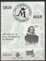 Spain 2015. Casa De La Moneda - Prueba Oficial 124 (**) - Blocs & Hojas