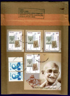Ref 1648 - 2013 Packet - India To Hong Kong - 88r Rate With Gandhi Stamps - Covers & Documents