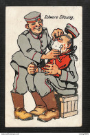 MILITARIA - Humoristique - Allemagne - Schwere Sitzung - 1918 - Humorísticas