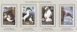 SOUTH GEORGIA SANDWICH ISLANDS 2003 WWF Birds Albatros Mi 357-360 MNH(**) Fauna 667 - Other & Unclassified