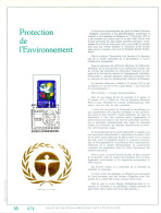 BE   1707   ---  Protection De L'environnement  --  Feuillet D'art Rodan Frappé Or Fin   --  Tirage Limité  - 1971-1980