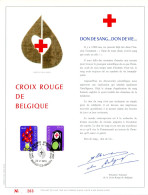 BE   1705 - 1706   ---   Croix Rouge De Belgique  --  Feuillet D'art Rodan Frappé Or Fin   --  Tirage Limité  - 1971-1980