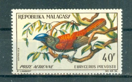 MADAGASCAR - P.A. N°89** MNH Bord De Feuille SCAN DU VERSO. Oiseaux Divers. - Autres & Non Classés