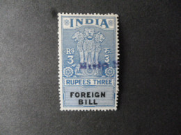 INDIA REVENUE 3RS FOREIGN BILL - Other & Unclassified
