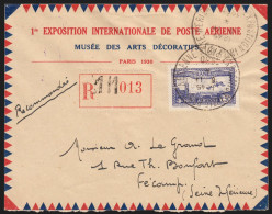 Poste Aérienne N°6c, Perforé E.I.P.A.30 Oblitéré 1er Jour S/lettre - Certificat - 1927-1959 Nuovi