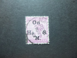 INDIA SG O035 ON H M S POSTMARL 1893 - Autres & Non Classés