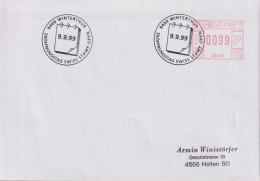 1999 Schweiz, 9.9.99 Winterthur, ERÖFFNUNGSTAG SWISS STAMP OPEN - Marcofilie
