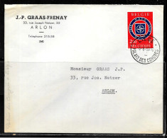 CC153 - BELGIQUE - LETTRE DE LIEGE DU 06/06/59 - Lettres & Documents