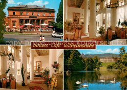 73652877 Kassel Schloss Cafe Park Wilhelmshoehe Schwanenteich Kassel - Kassel