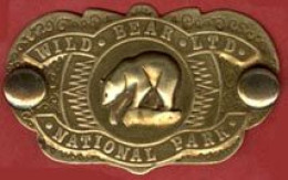 ** PLAQUE  OURS  -  NATIONAL  PARK ** - Other & Unclassified