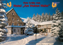 73652859 Bermsgruen Hotel Gaststaette Am Hohen Hahn Winterlandschaft Bermsgruen - Schwarzenberg (Erzgeb.)