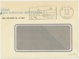 P. P. GRAY [ Haute Saône ] 1964 Port Payé - Mechanical Postmarks (Advertisement)