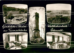 73652836 Waldkatzenbach Gaststaette Pension Zur Turmschaenke Im Odenwald Turm Br - Other & Unclassified