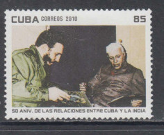 2010 Cuba Links With India Nehru Complete Set Of 1 MNH - Unused Stamps
