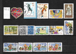 Entre 3861 Et 3990 Lot De 15 Timbres (2006) Oblitéré - Used Stamps