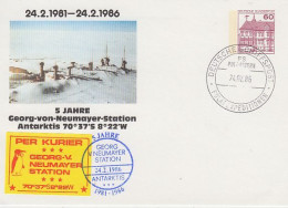 South Africa 5 Jahre Georg Von Neumayer Station Ca Polarstern  17.3.1986 (GS219) - Onderzoeksstations