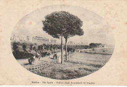 ZY 4- ROMA ( ITALIA ) - VIA APPIA - AVANZI DEGLI AQUEDOTTI DI CLAUDIO - 2 SCANS - Andere & Zonder Classificatie