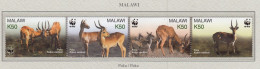 MALAWI 2003 WWF Animals Puku Mi 721-724 MNH(**) Fauna 673 - Ungebraucht