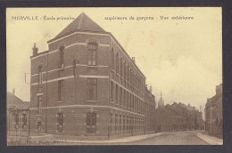 CP 59 - MERVILLE - ECOLE PRIMAIRE SUPERIEURE DE GARCONS - VUE EXTERIEURE - Merville