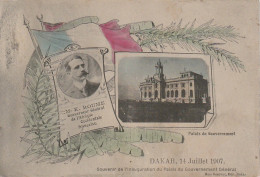 ZY 10- DAKAR ( SENEGAL )- SOUVENIR DE L' INAUGURATION DU PALAIS DU GOUVERNEMENT GENERAL ( 1907 )-  E. ROUME , GOUVERNEUR - Sénégal