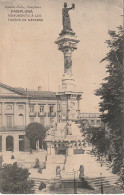 ZY 11 - PAMPLONA ( ESPANA ) - MONUMENTO A LOS FUEROS DE NAVARRA - 2 SCANS - Navarra (Pamplona)