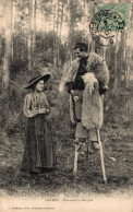 K0105 - LANDES - ÉCHASSIER Et BERGÈRE - Farmers