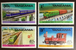 Tanzania 1976 Railway Trains MNH - Tanzanie (1964-...)