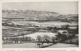 ZY 12- PUIGCERDA ( ESPANA ) - LA SIERRA DEL CADI DESDE LA VILLA - BAJO LA NIEVE - 2 SCANS - Gerona