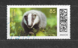 Deutschland Germany BRD 2022 ⊙ Mi 3681 European Badger (Meles Meles). - Usados