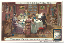 CHROMO - Véritable Extrait De Viande LIEBIG - Lumière Et Luminaires - Intérieur Bourgeois - Liebig