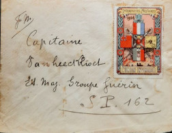 Lettre Interpretes Militaires 1914 1918 Vers Secteur 162 - Cartas & Documentos