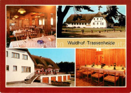 73652532 Trassenheide Usedom Waldhof Trassenheide Gaststaette Terrasse Gesellsch - Altri & Non Classificati