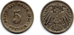 MA 33675 / Allemagne - Deutschland - Germany 5 Pfennig 1901 D TB+ - 5 Pfennig