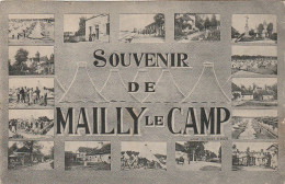 ZY 22-(10) SOUVENIR DE MAILLY LE CAMP - CARTE MULTIVUES - 2 SCANS - Mailly-le-Camp