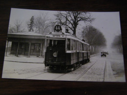 Photographie- Paris (75) - Tramway Départ De La Porte Maillot - Collection Favière - 1918 - SUP (HV 100) - Transport Urbain En Surface