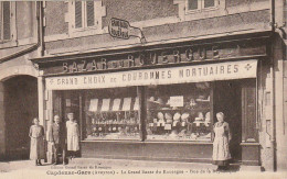 ZY 24 -(12) CAPDENAC GARE - " LE GRAND BAZAR DU ROUERGUE " - RUE DE LA REPUBLIQUE - DEVANTURE - COMMERCANT , EMPLOYEES - Sonstige & Ohne Zuordnung