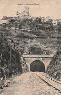 ZY 24 -(12) NAJAC - CHATEAU ET TUNNEL - VOIE FERREE - 2 SCANS - Najac