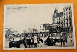 MARIAKERKE - Strand -  La Plage  -  Ezels  - Ânes - Oostende